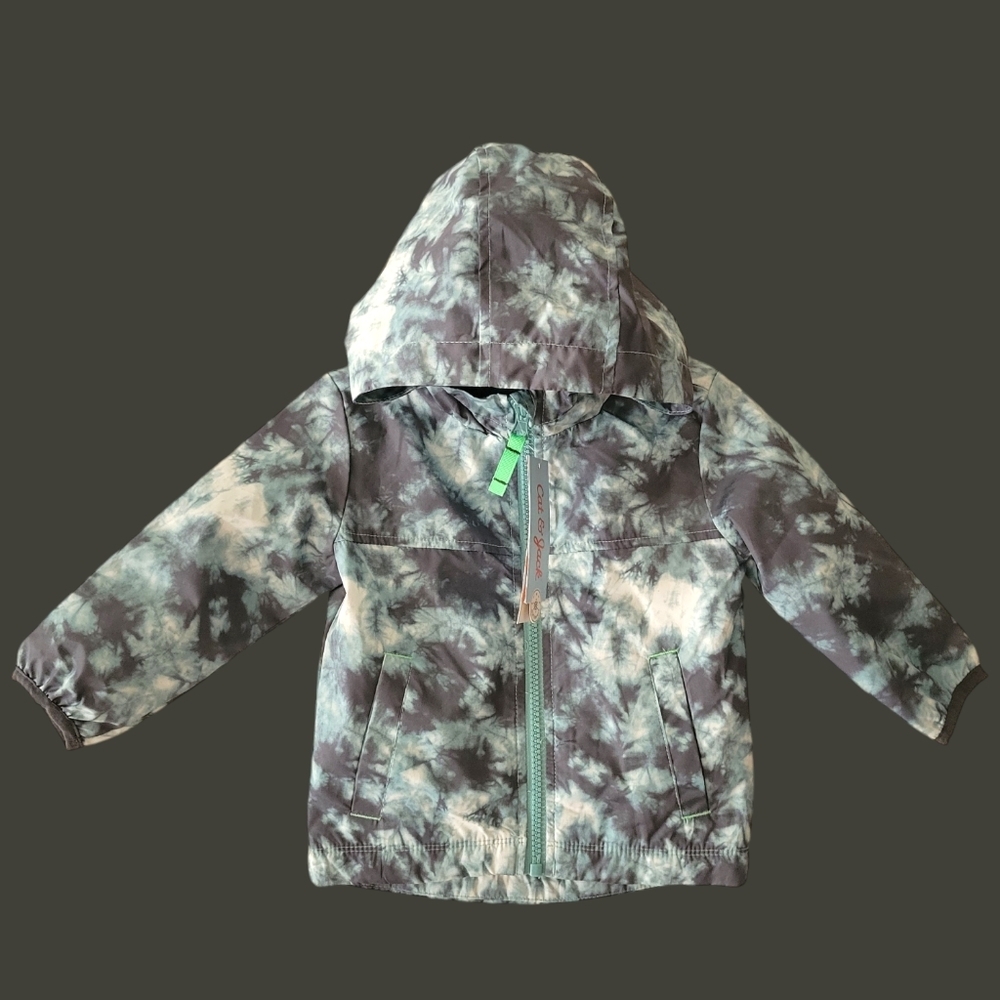NWT Cat & Jack Tie-dye Windbreaker / Raincoat Jacket | 12M
